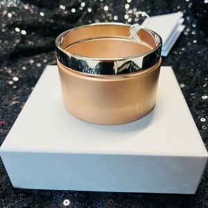 Gold and Silver Cosmetic Jar